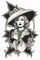 Madonna superstar tattoo design idea