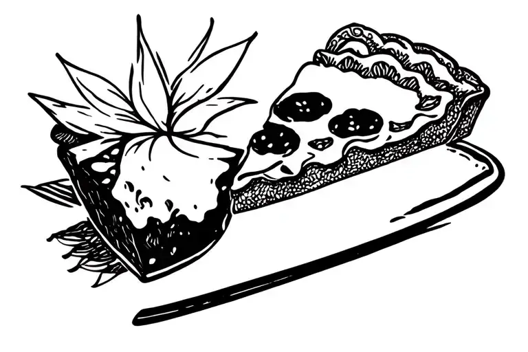 Ever since you left, I've been feeling this void, like a part of me is missing. I'm still searching for that missing pie tattoo design idea