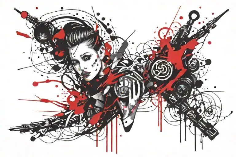 Silence  tattoo design idea