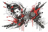 Silence  tattoo design idea