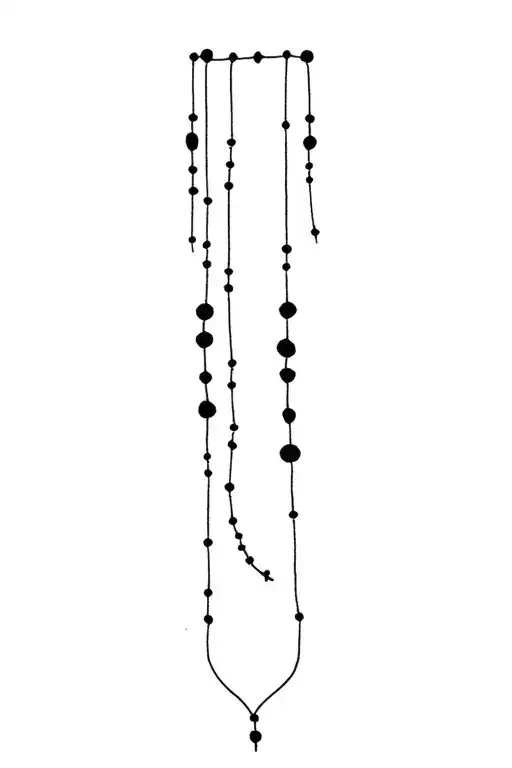 Mala Beads tattoo design idea