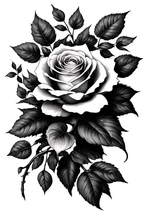 Libra, rose, 1990, family tattoo design idea
