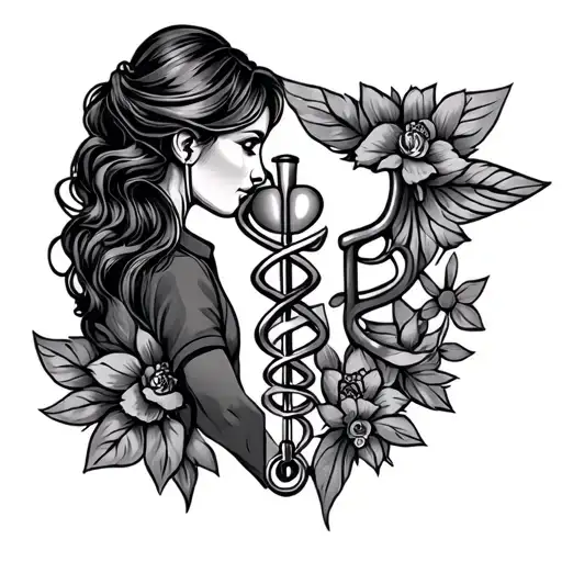 cna to LPN to registered nurse tattoo design idea