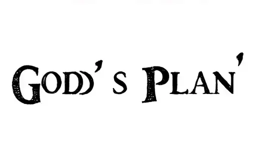 "Gods Plan" tattoo design idea