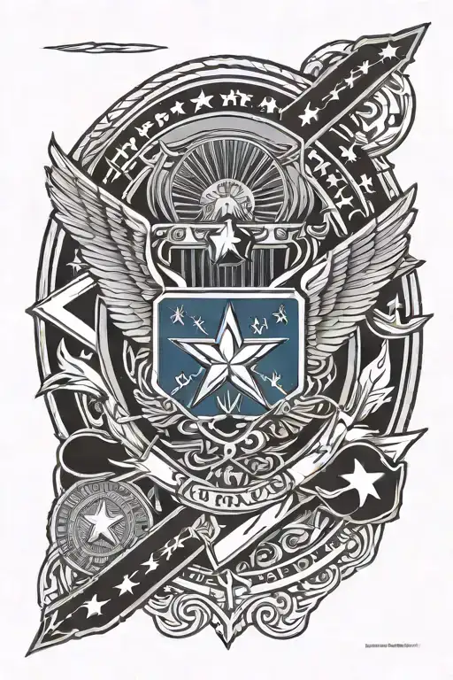 air force congressional fellow chief master sergeant tattoo design idea