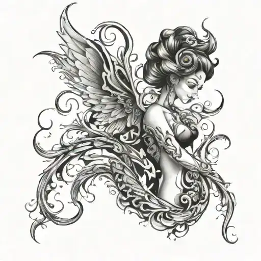 sexy and lust design which attracts men for ladies lower back tattoo design idea