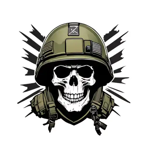 I'm prior army airborne infantry. I'm sleeving my arm to tribute my service. I currently have a skull wearing a helmet w tattoo design idea