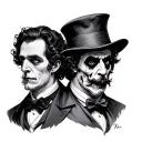 Dr Jekyll And Mr Hyde tattoo design idea