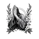 Stop Prayer tattoo design idea