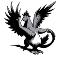 phoenix eeyore pooh gritty tattoo design idea