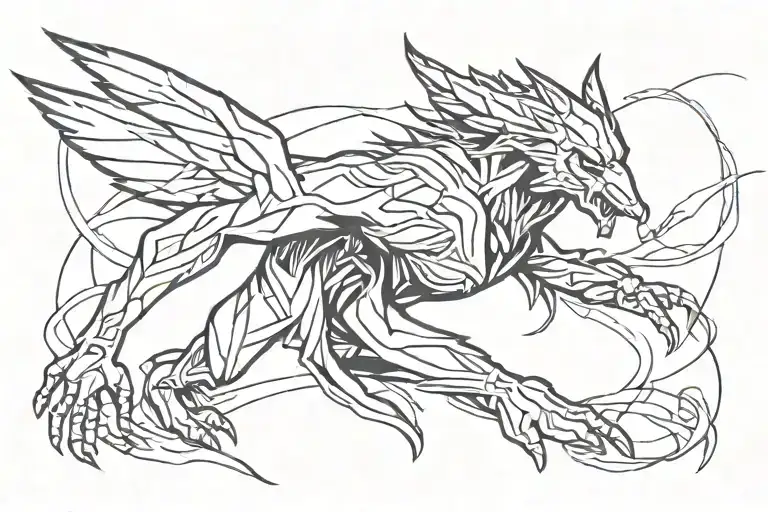 nephilim tattoo design idea