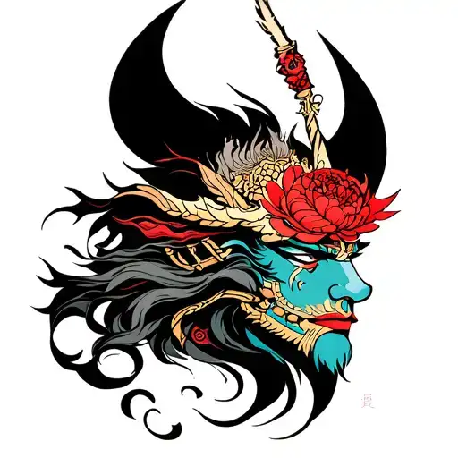 Norse god tattoo design idea