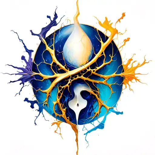 kintsugi anxiety mental health symbol incorporated tattoo design idea