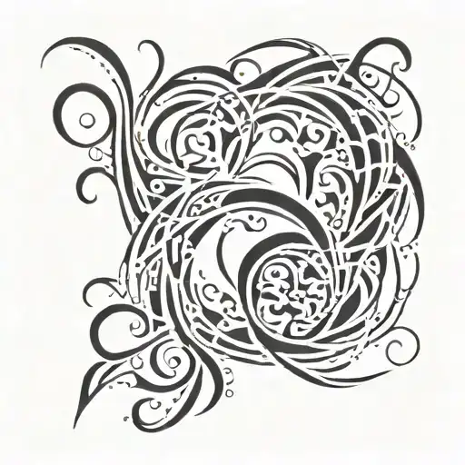 L tattoo design idea