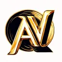 gold bars forming the letters "A" and "V" tattoo design idea