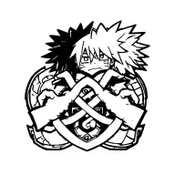 Naruto Uzumaki crest and gaaras love symbol intertwined tattoo design idea