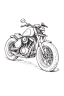 motor bike tattoo design idea