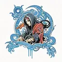 Itachi Uchiha tattoo design idea