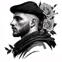 andrew tate tattoo design idea