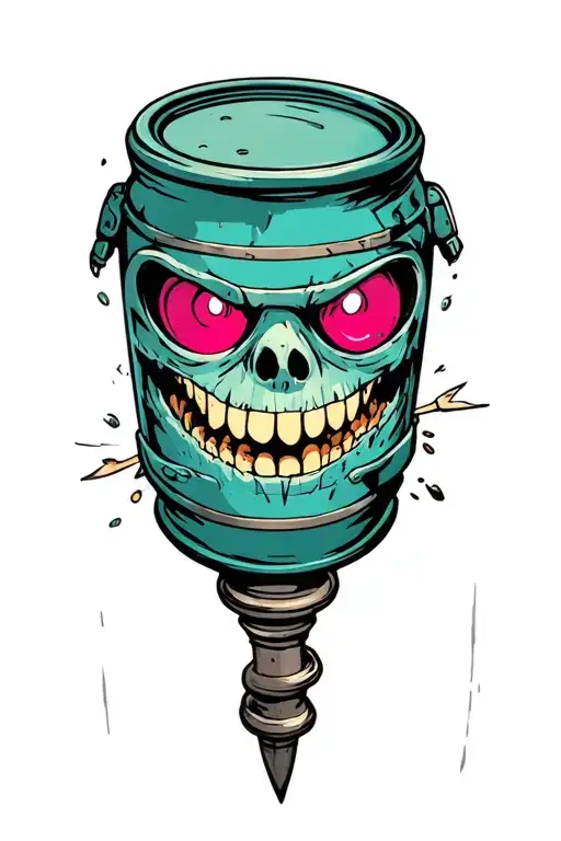 lock shock and barrel tattoo design idea