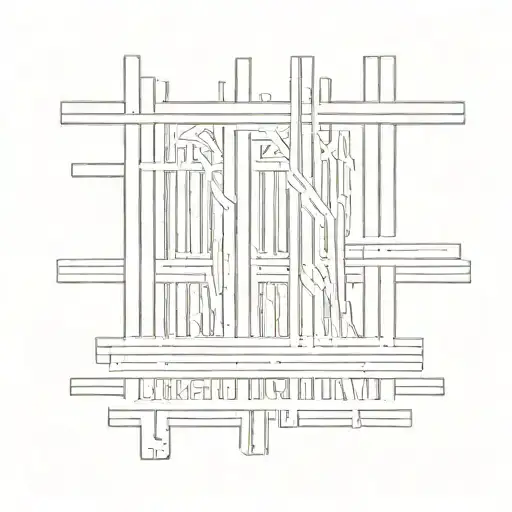 Bar code tattoo design idea