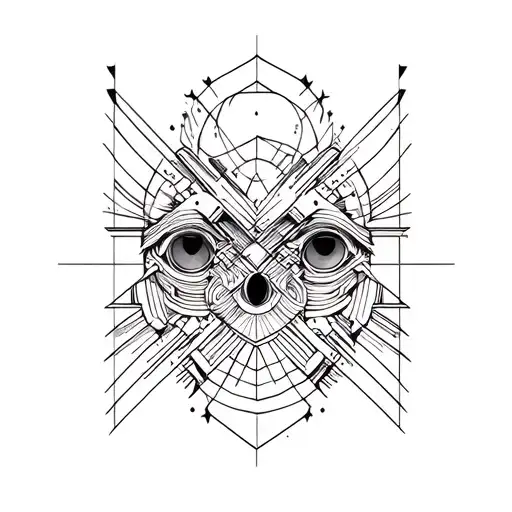 calm during the storm tattoo design idea