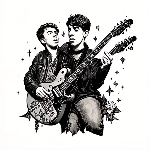 arctic monkeys band tattoo tattoo design idea