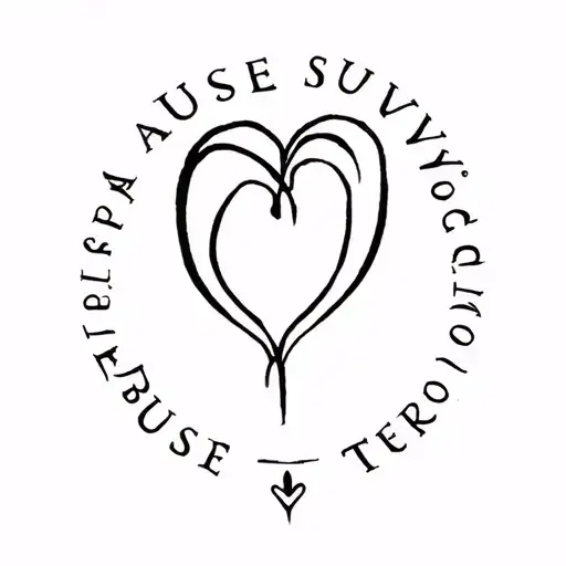 Abuse survivor feminine tattoo design idea