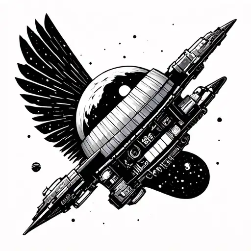 "In" NASA tattoo design idea