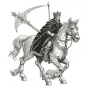 king baldwin iv Jerusalem tattoo design idea