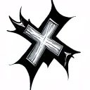 3 Nail Cross tattoo design idea