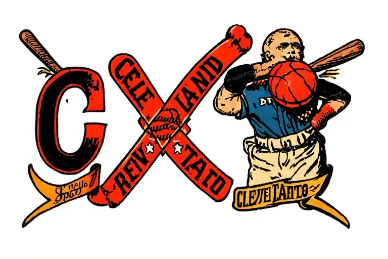 Jean-Randel, Cleveland sports tattoo design idea