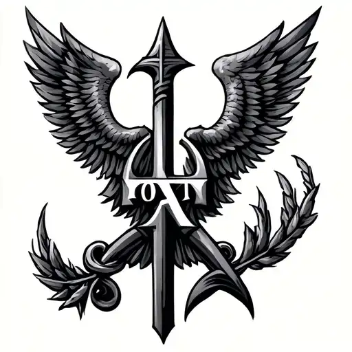 molon labe tattoo in ancient greek tattoo design idea