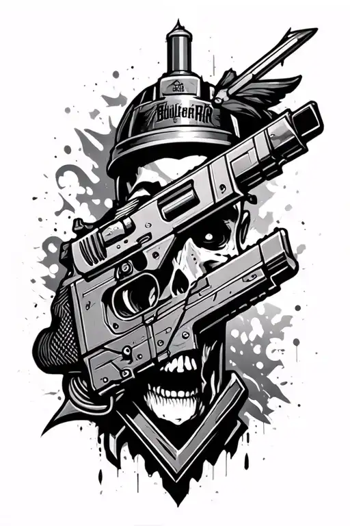 borderlands 3 full tattoo design idea