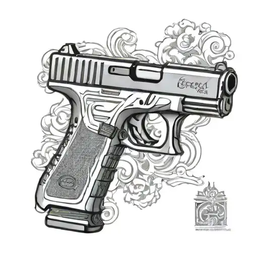 glock 21 gen 3 tattoo design idea