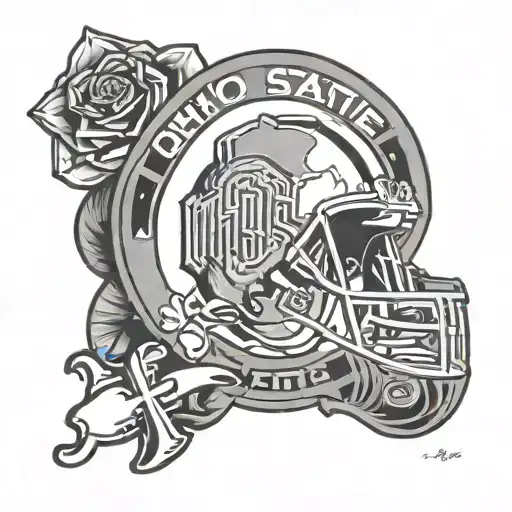 ohio state buckeyes tattoo design idea