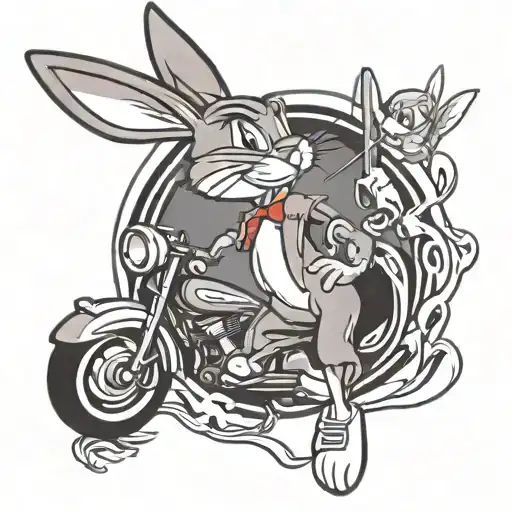 Bugs Bunny tattoo design idea