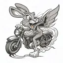 Bugs Bunny tattoo design idea