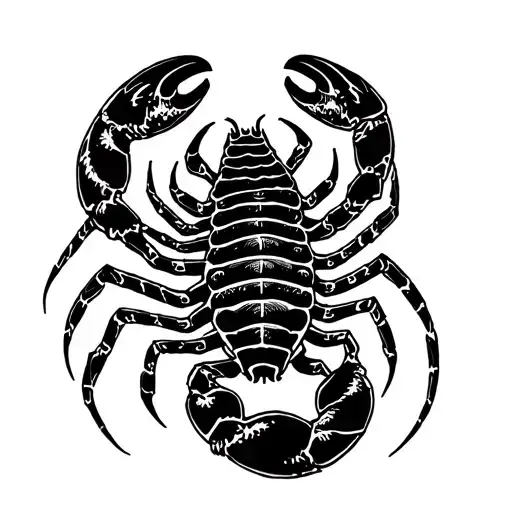 Nankurunaisa scorpion intertwined tattoo design idea