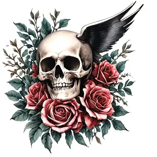 memento mori memento vivere tattoo design idea