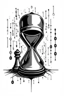 sith, chess, hour glass, computer networking, binary code tattoo design idea