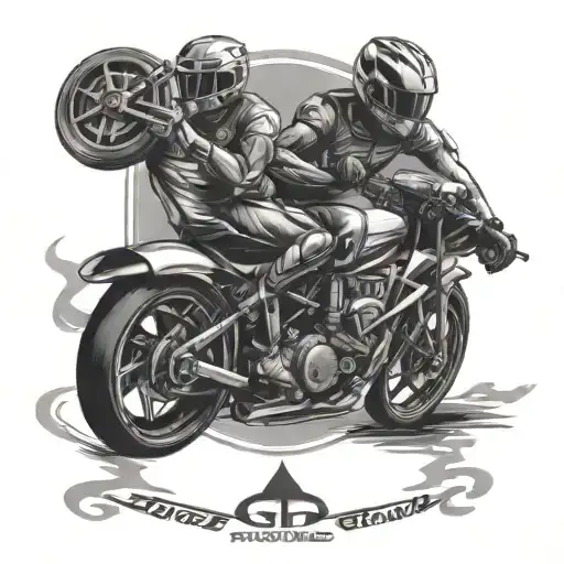 GT3 Racing "Noobs R Us" tattoo design idea