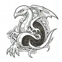 pokemon lugia tattoo design idea