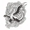 pokemon lugia tattoo design idea