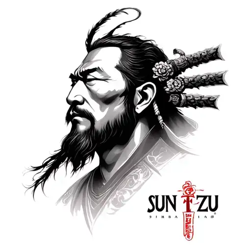 Sun Tzu tattoo design idea