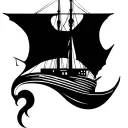 Theseus's ship tattoo design idea