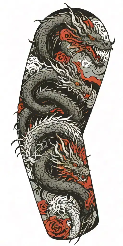 chinese zodiac wood dragon tattoo tattoo design idea