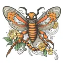 gimini cricket tattoo design idea