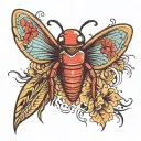 gimini cricket tattoo design idea