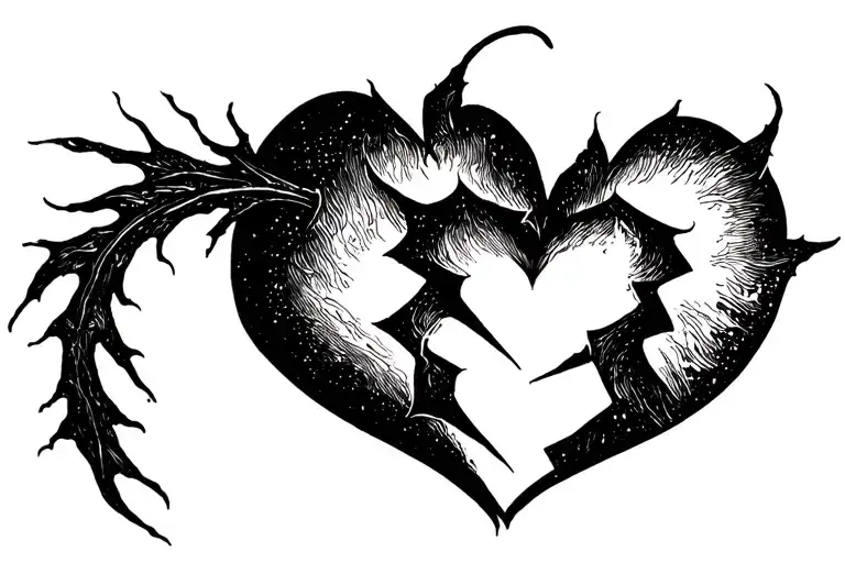 mended broken heart tattoo tattoo design idea